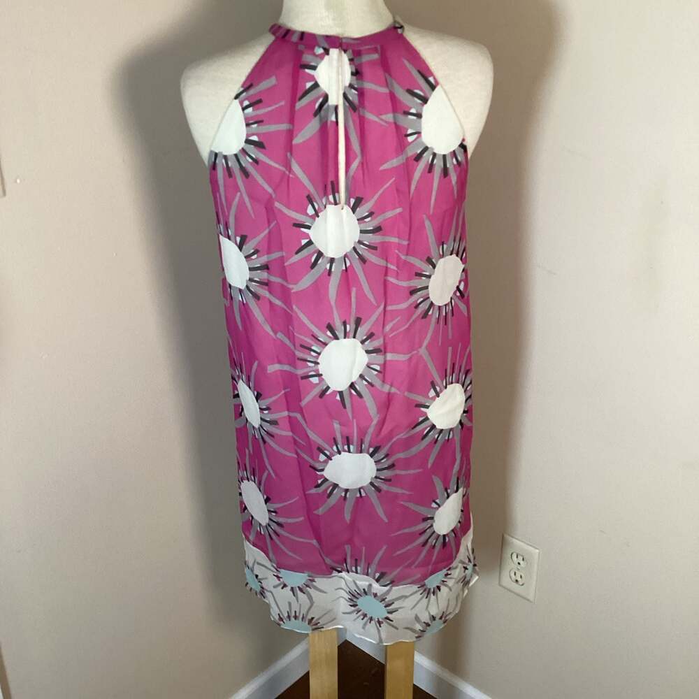 Diane von Furstenberg DVF Silk Halter Dress Size 2 - Picture 3 of 4
